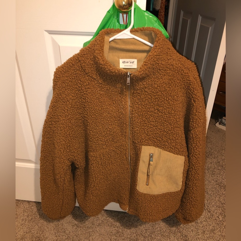 New In Teddy Lined Jacket🤎